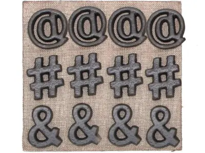 Magnet Display Board Set Free 3D model