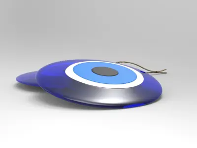 Evil Eye Bead Low-poly 3D model