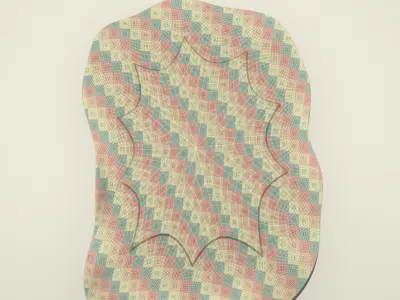 Blue Mirror 3D model