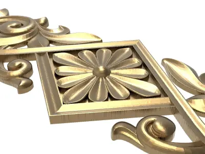  decorative pattern ready for 3D printing 3D model 364
