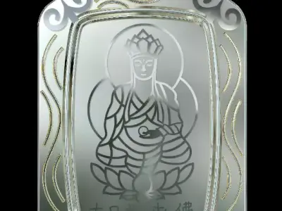 Pendant 3D print model 12