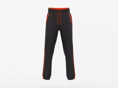 Men pants sport trousers sweatpants Marvelous Designer 3D model