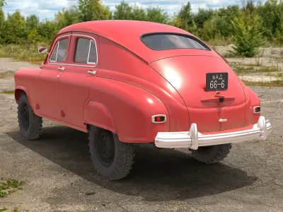GAZ-M72 3D model