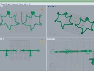 Earrings 8 3D print model