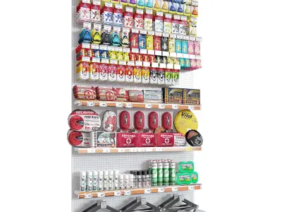 Car accessories 2 3D model