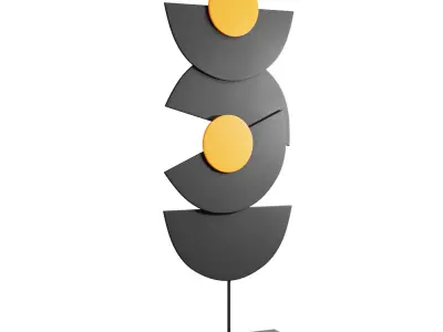 Half Decorative Object 3D model