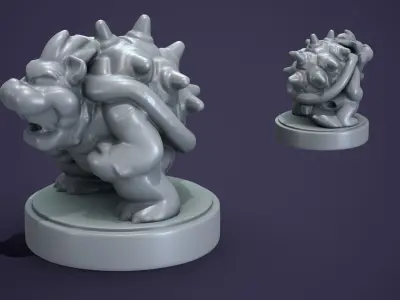 Figures Collection for Decoration and Printing Test 3D print model