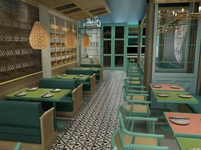 Restaurant 1 3D model