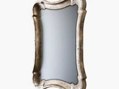Uttermost anatolius antiqued silver leaf mirror 3D model