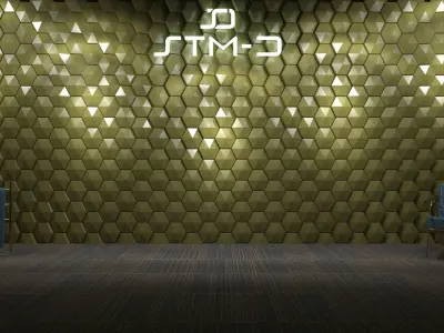 STM-D hexagon wall parametric model 220 3D model