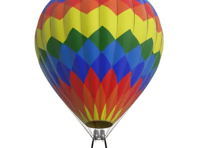 Hot Air Balloons 3D model
