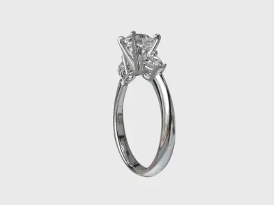 luxury jewelry  Ring Low-poly 3D model