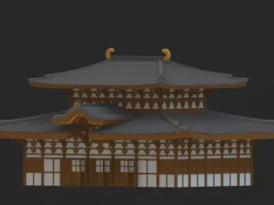 pagoda Low-poly 3D model