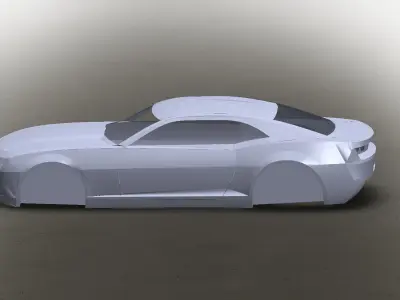 Chevy Camaro body Free 3D model