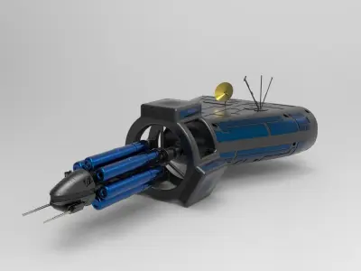 Spaceship design  3D print model
