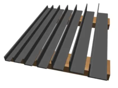 3 16in Thick Equal Angle 3D model