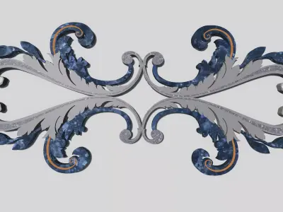 Decor - Decorative mirror 3D model