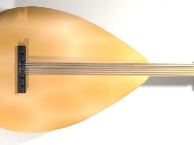 Musical Instrument Gambus 3D model