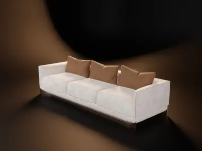 Modern Luxury Sofa Free 3D model