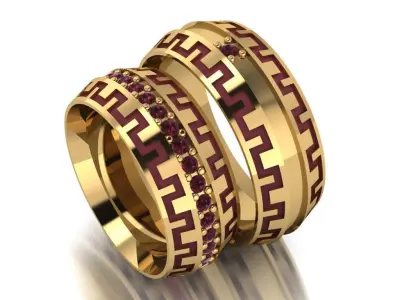 ring set 30 collection1 3D print model