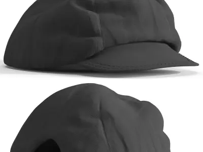 Thrasher Hat Collection 01 Low-poly 3D model