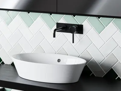 Bathroom set 1 3D model