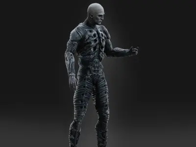 Engineer Prometheus Low-poly 3D model