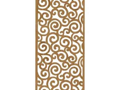 Decorative panel STL 3D model 17