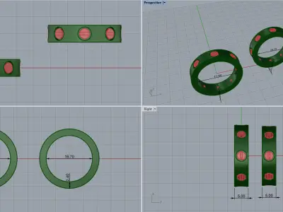 Rings 40166 3D print model