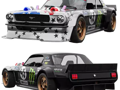 Hoonicorn Mustang V2 3D model