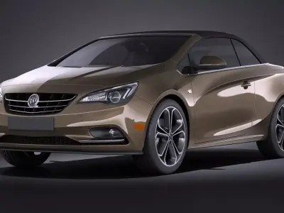 Buick Cascada 2016 VRAY 3D model