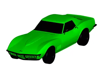 Chevrolet Corvette 1966 3D model