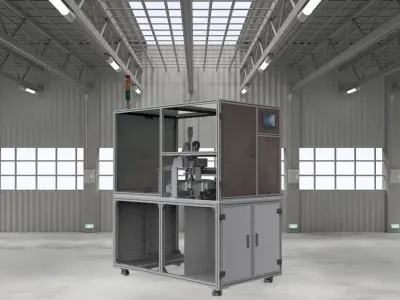 Parts welding machine and soldering machine 3D model