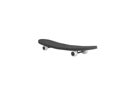 Skateboard v1 001 Low-poly 3D model