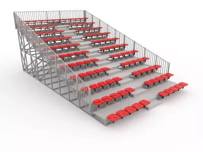 Bleachers 22 3D model