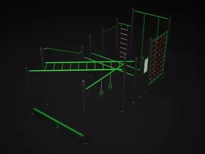 Teenagers Outdoors Toys 3D model