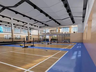 Gymnasium 3D model