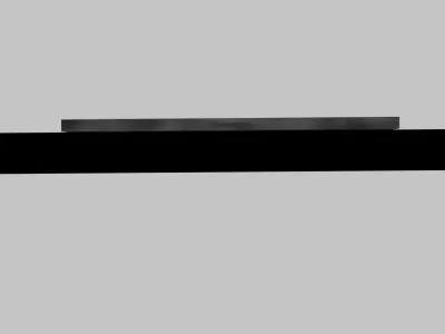 Abstract Metal Wall Art with Old Paint Low-poly 3D model