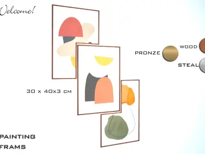 art wall poster  3D model purchase