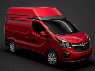 Vauxhall Vivaro Van L1H2 2018 3D model