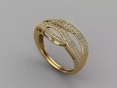 Women Ring 3DM Womens Ring 3d models 3D print model 3D print model 68