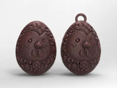 Easter egg decor 3dmodel 3D print model