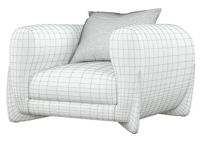 SOFTBAY lounge chair - person 3D model