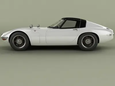 Toyota 2000GT Targa 3D model