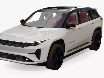 Jeep Wagoneer S Low-poly 3D model