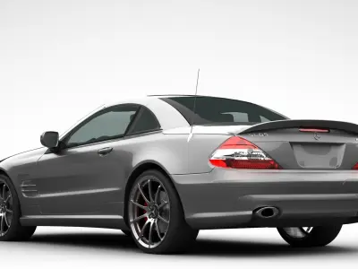 Mercedes Benz SL65 AMG R230 3D model