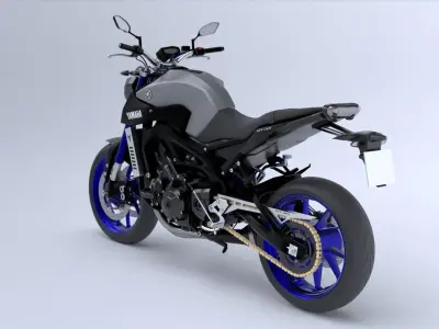 Yamaha MT-09 2014 3D model