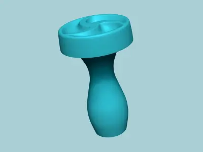 Manju Stamp 07 - Japanese Sweet Mold Traditional Decoration 3D print model