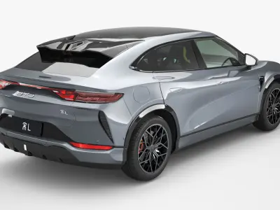 2024 BYD SONG L With Interior 3D model