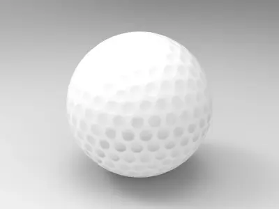 Golf Ball Low-poly 3D model